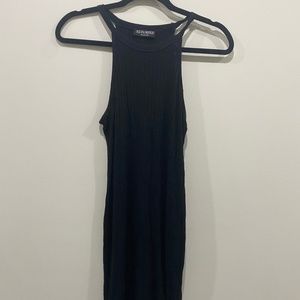 Midi black dress